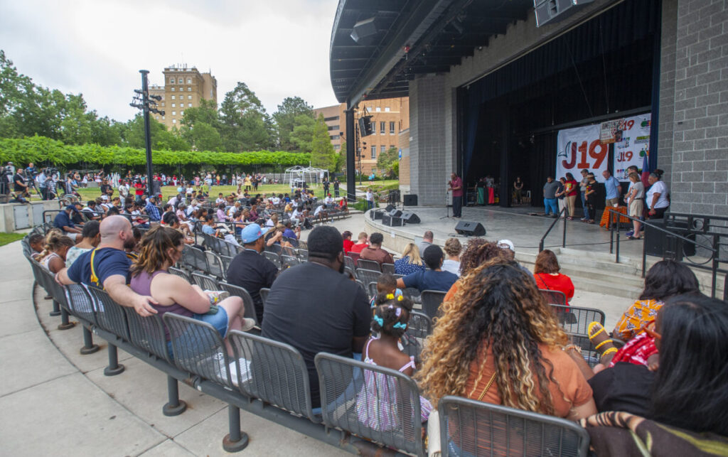 Juneteenth Freedom & Heritage Festival in the Ogden Amphitheater, Ogden, Utah, June 2024, Ogden Standard-Examiner.