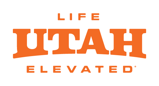 Orange text logo reads LIFE UTAH ELEVATED on a white background.